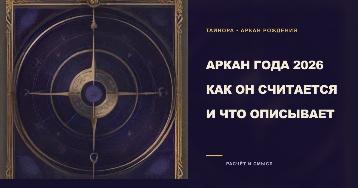 Лунный круг и карты Таро рубашкой вверх с латунным лунным компасом
