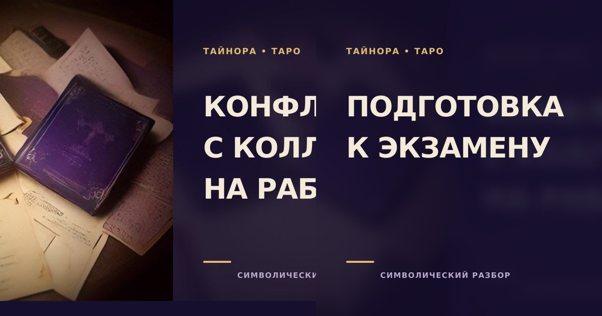 Карты Таро рубашкой вверх на учебном столе рядом с конспектами, мягкий свет настольной лампы, спокойная ночная палитра без людей