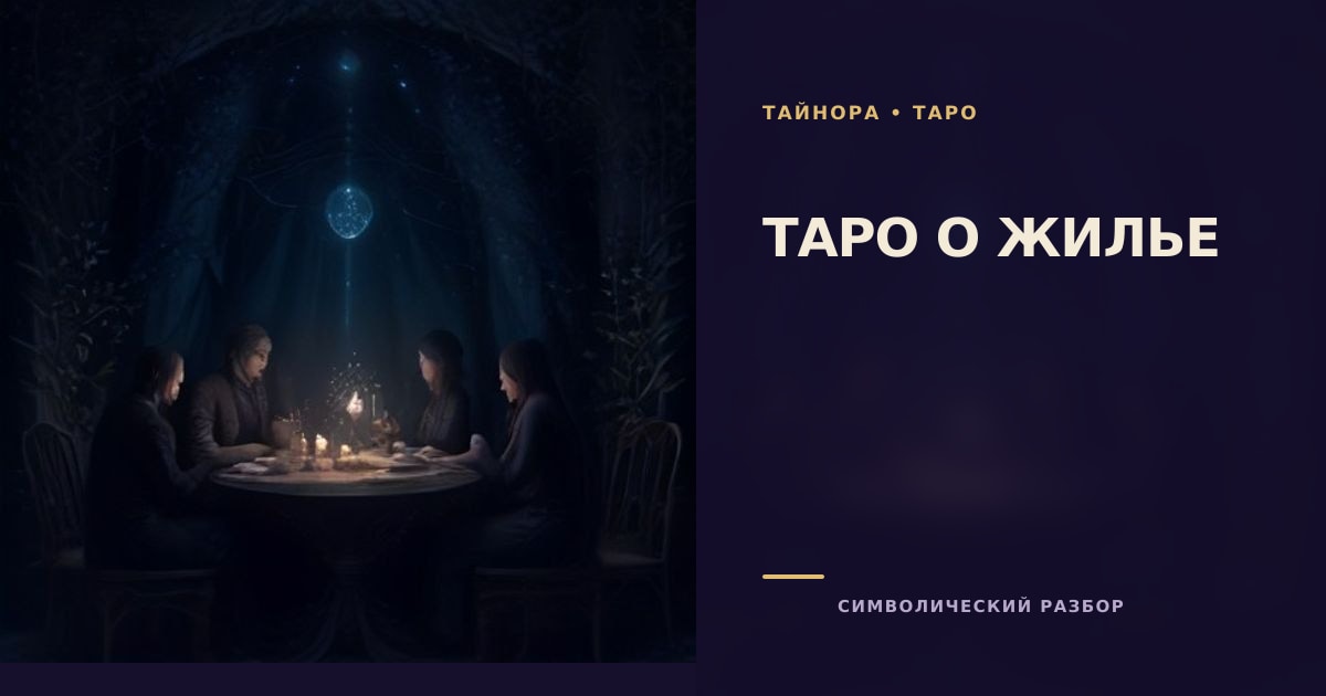 Карты Таро рубашкой вверх на фиолетовой ткани с латунным ключом и мягким свечным светом