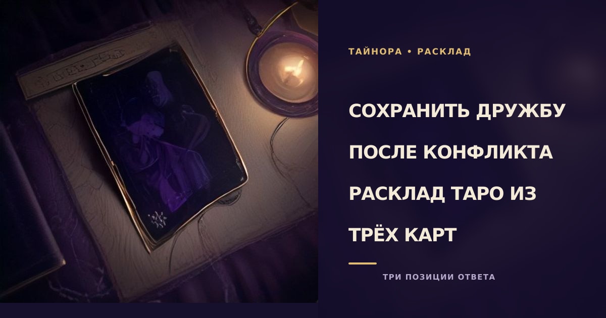 Карты Таро рубашкой вверх на фиолетовой ночной ткани с двумя переплетёнными нитями