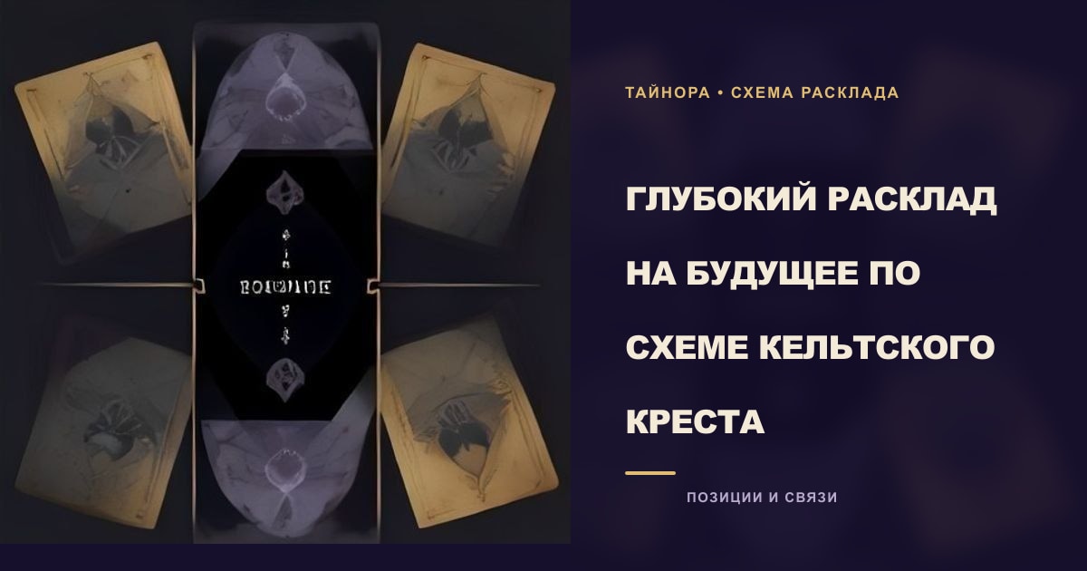 Карты Таро рубашкой вверх, разложенные по схеме с тёмным полированным обсидианом